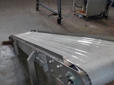 Esteira Elevatória em Inox com Lona